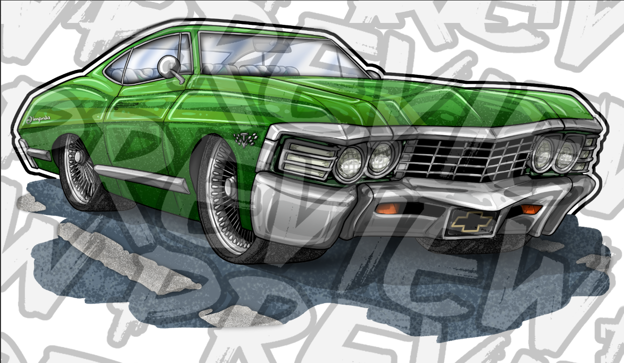 Custom Digital Vehicle Design (Vector Design)