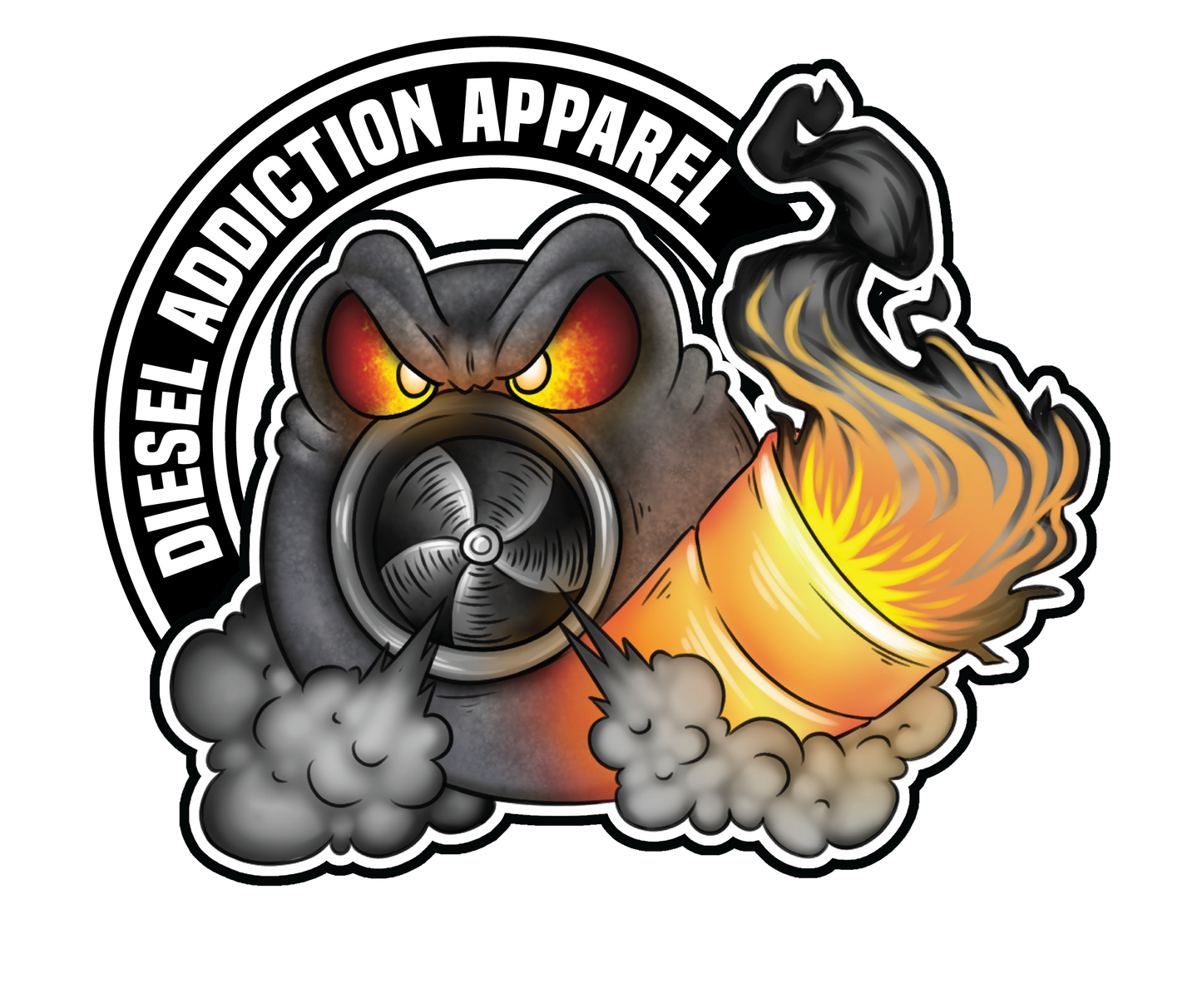 *New Design* Diesel Addiction Apparel Sticker