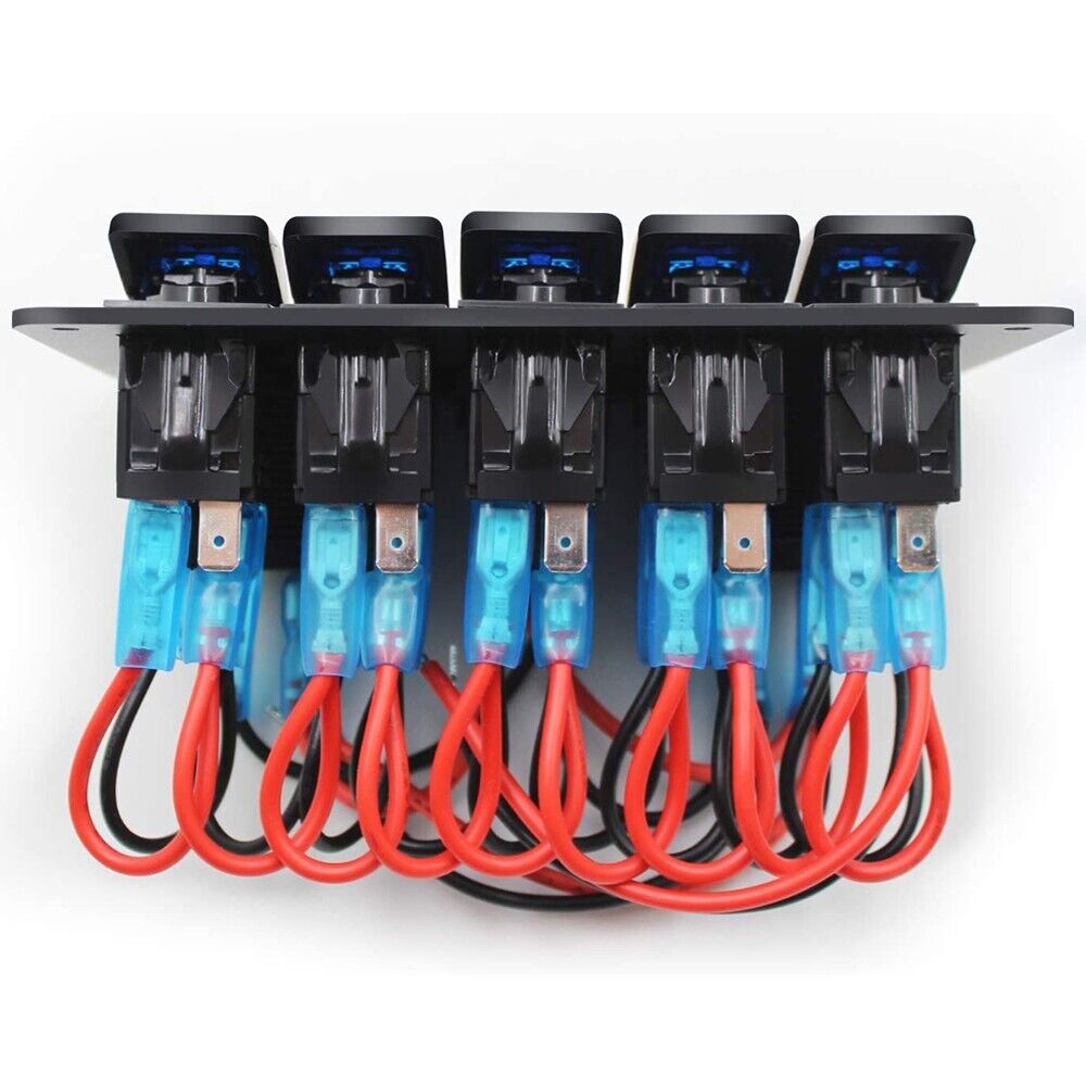 5 Gang 12V/24V Control Panel