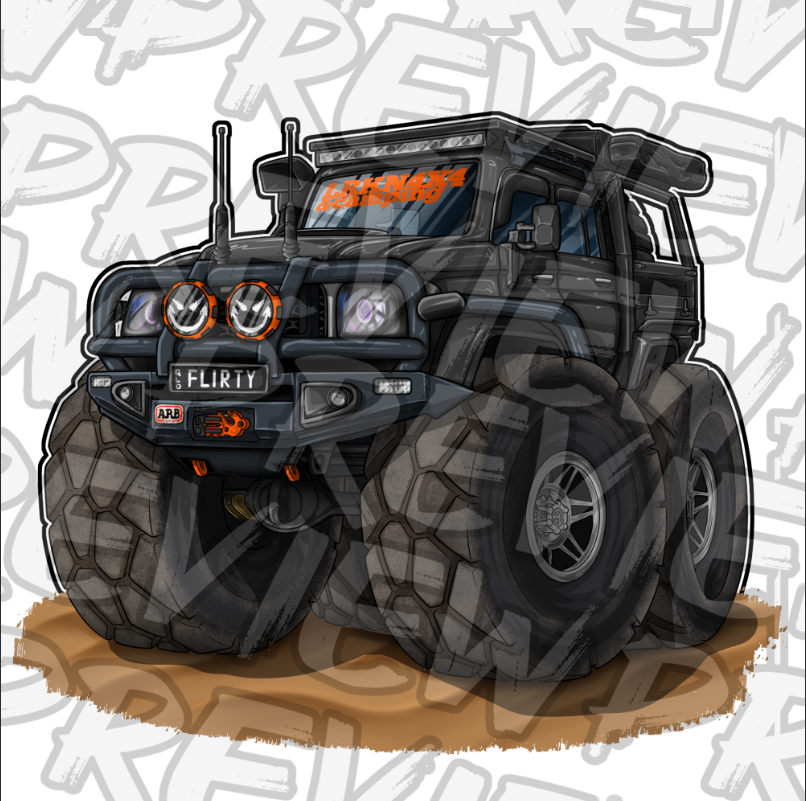 Custom Digital Vehicle Design (Vector Design)