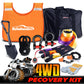 13PC Premium Recovery Kit for Any Offroad Adventure 4x4 Winch Accessory Kit