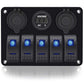 5 Gang 12V/24V Control Panel
