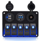5 Gang 12V/24V Control Panel